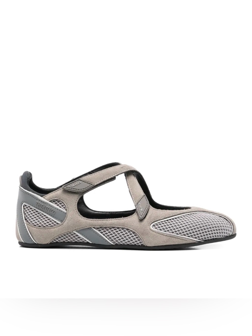 The Attico Gray Ballerina Sneaker